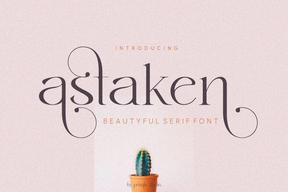 Astaken _ Beautyful Serif Font