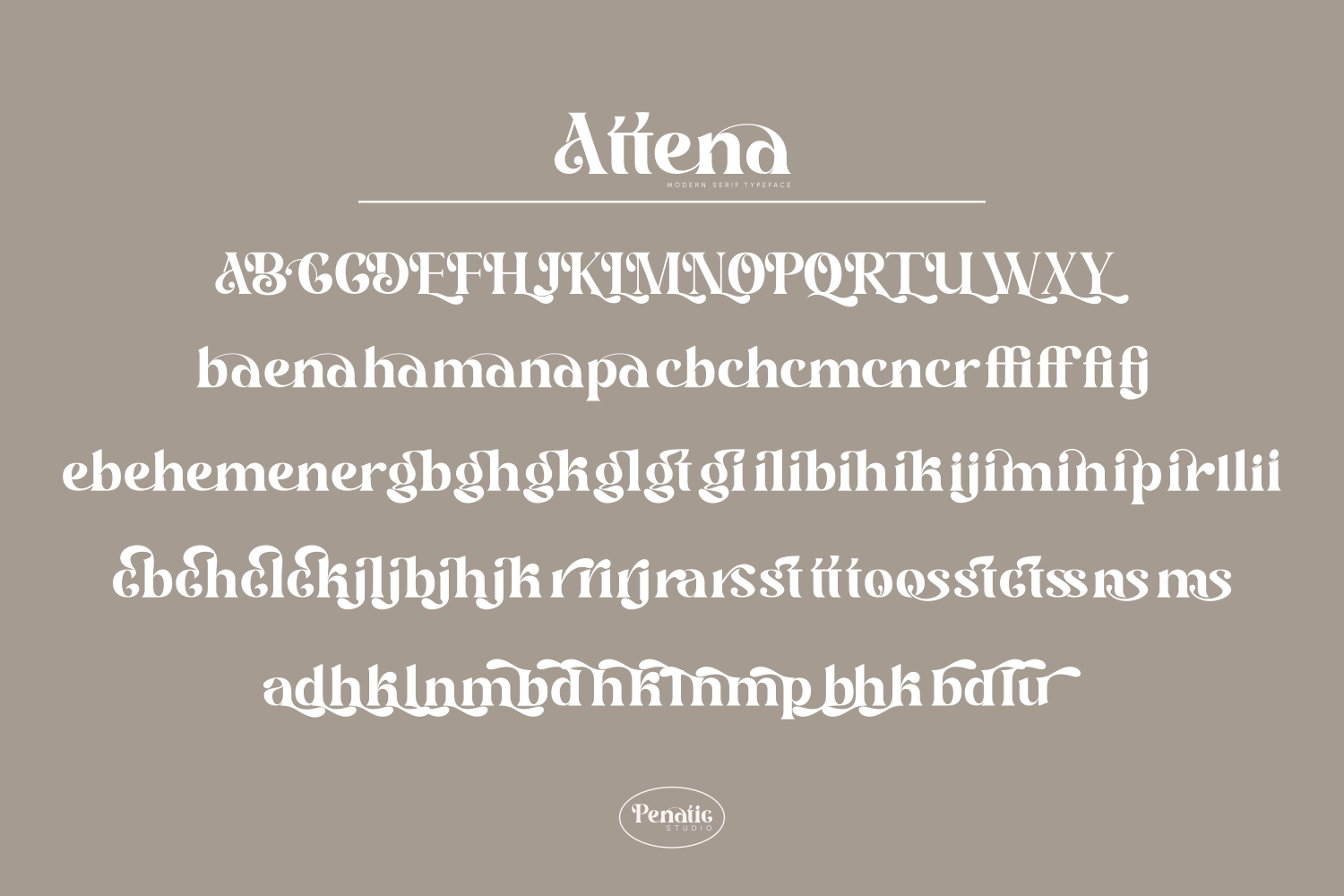 Attena _ Modern Serif Typeface — image 9