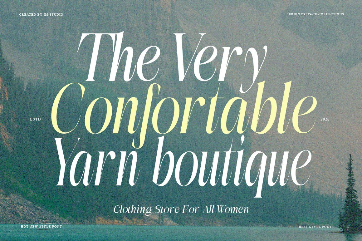 The Simple Editorial | 15 Style Font — image 2