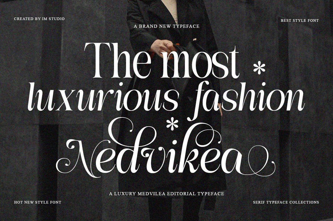 Medvilea Editorial | 15 Style Font — image 2