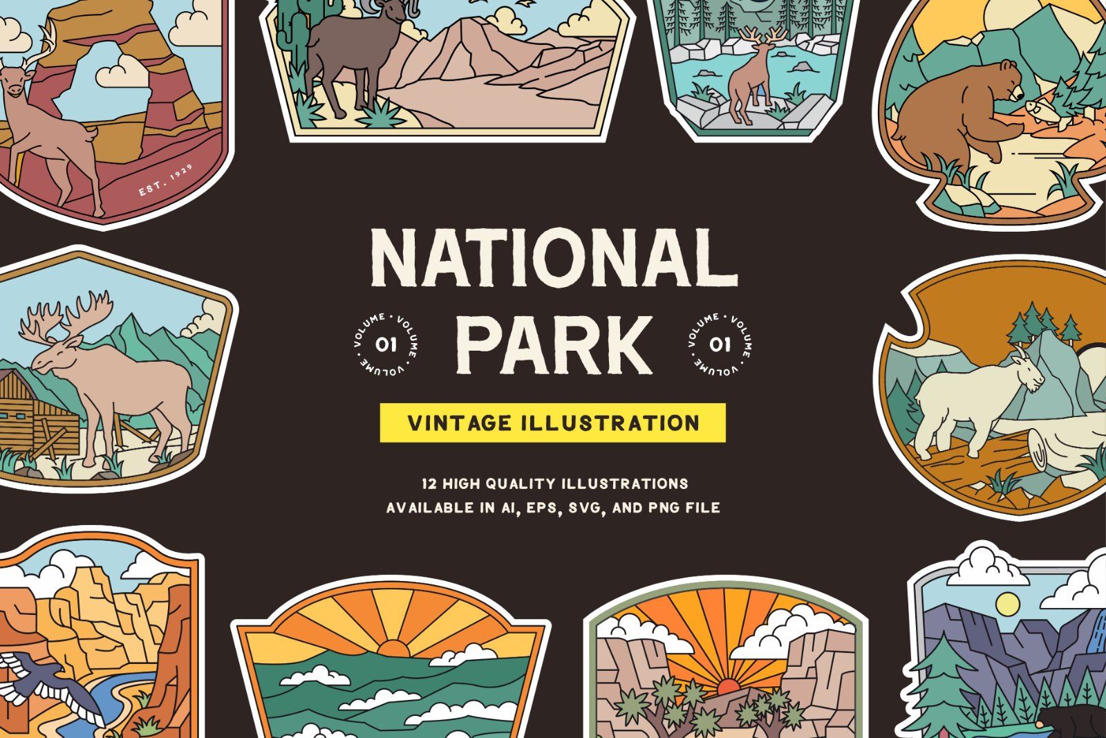 National Park Illustration Vol. 01 — image 1