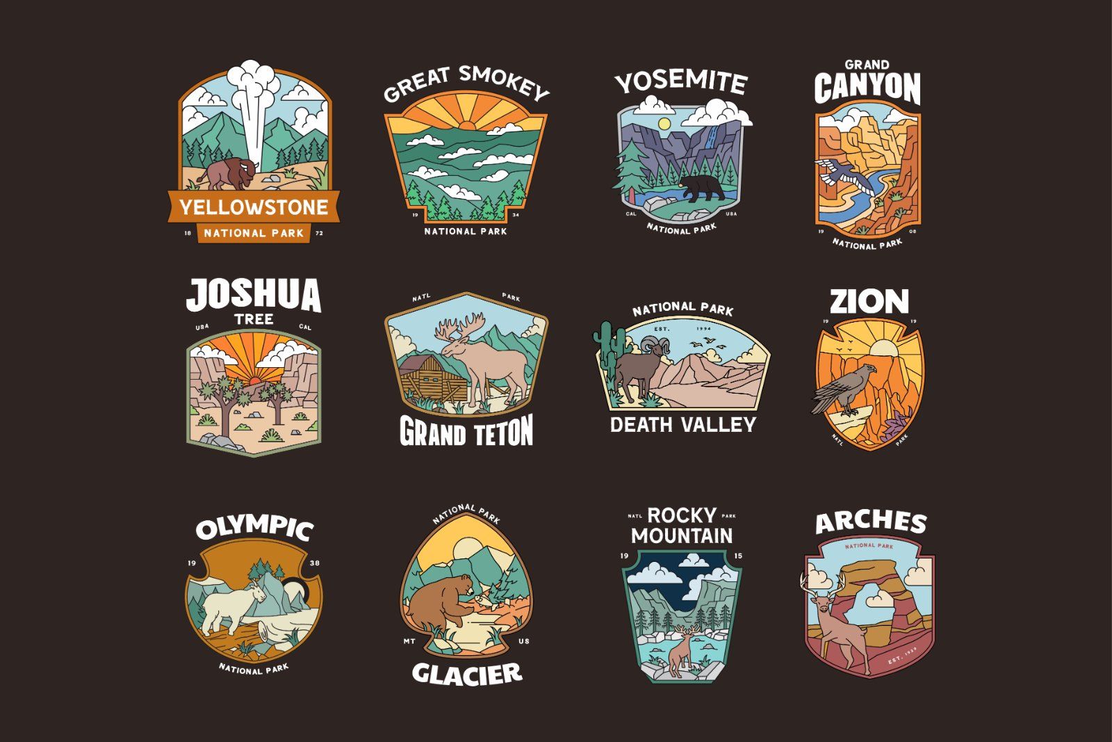 National Park Illustration Vol. 01 — image 2