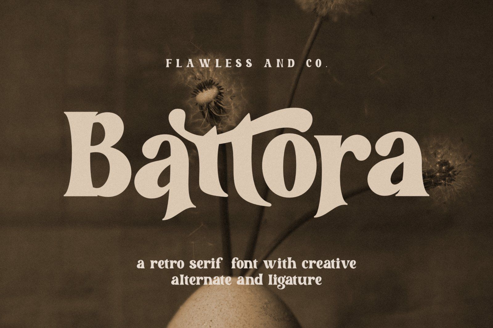 Battora - Retro Display Serif Font — image 1
