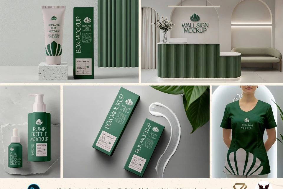 Premium Beauty Clinic Mockup