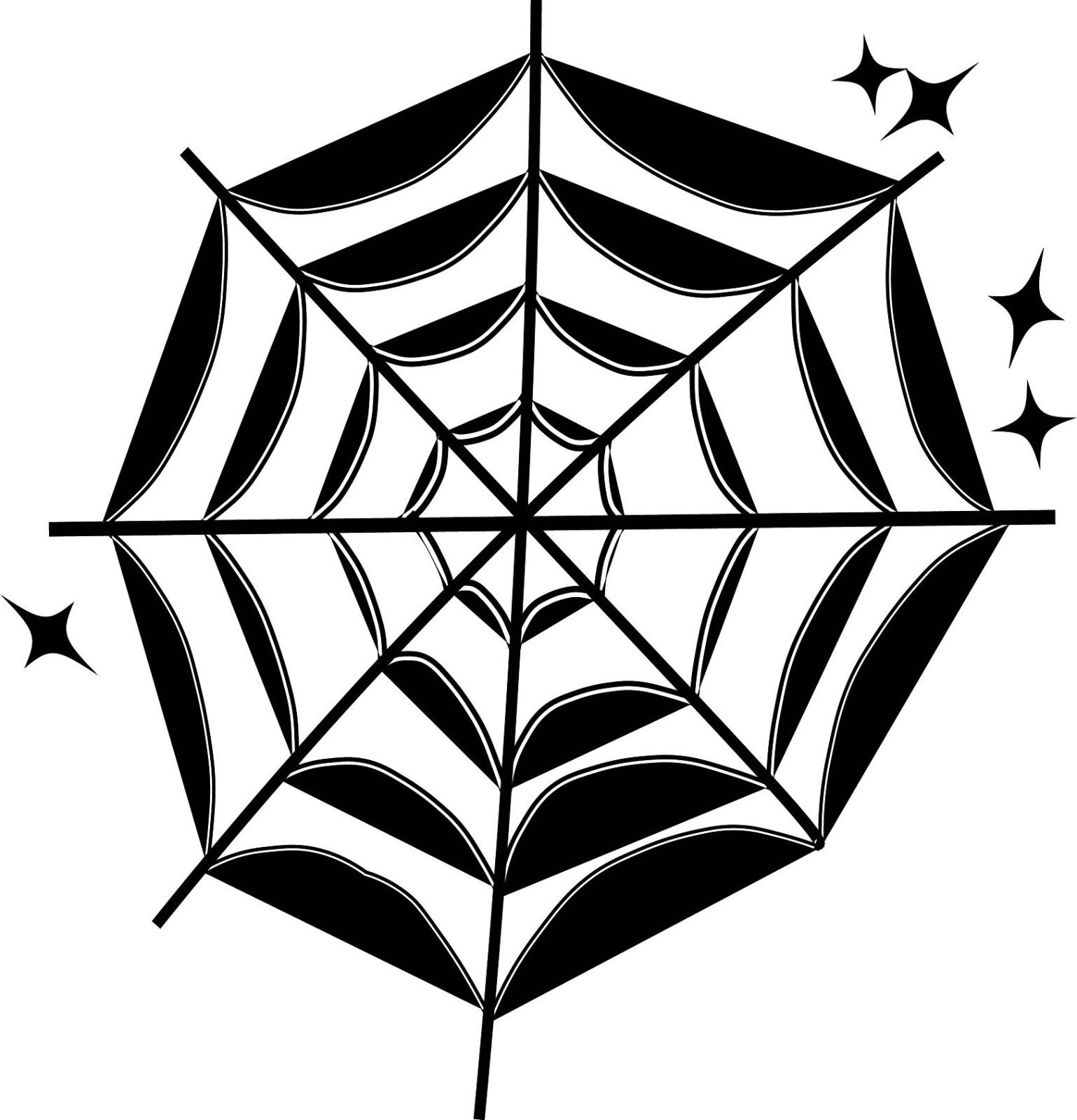 Halloween Spider Web with Sparkles — image 1