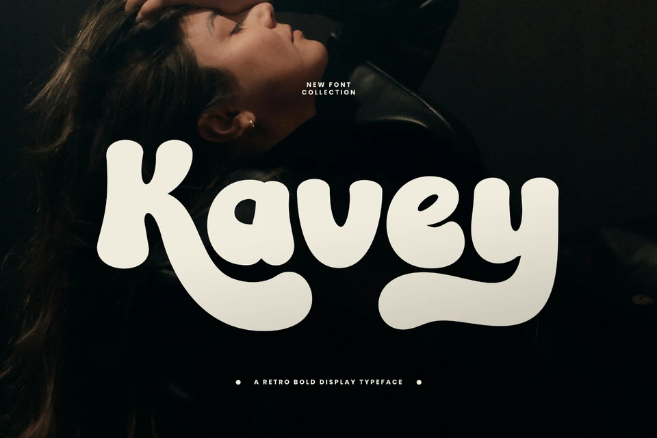 Kavey - Playful Retro Display Font
