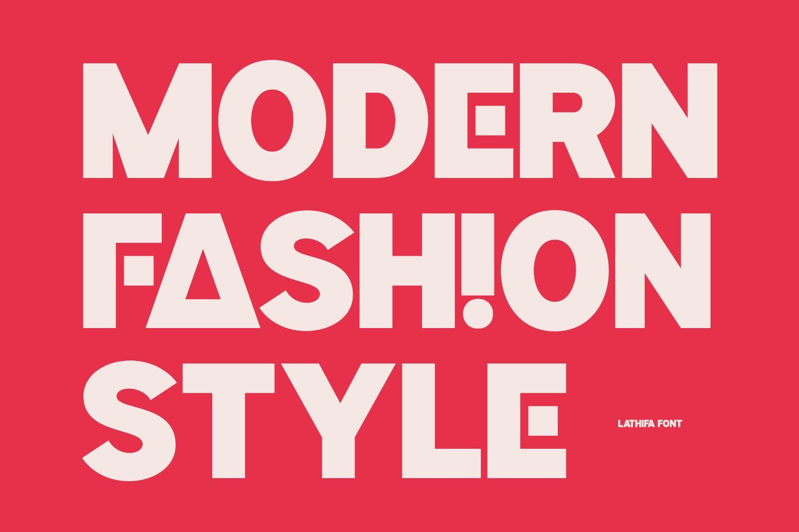 Lathifa - Bold Sans Serif Font — image 5