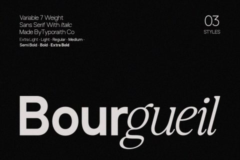 Bourgueil | Variable Sans Serif
