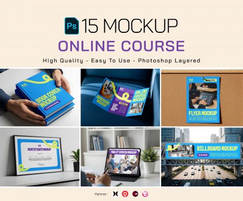 Premium Branding Online Course Mockup