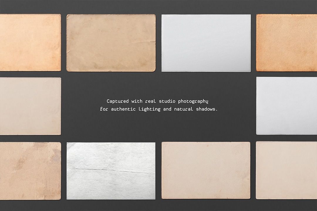 Business Card Mockup – Vintage Flat-Lay (9 Objects)