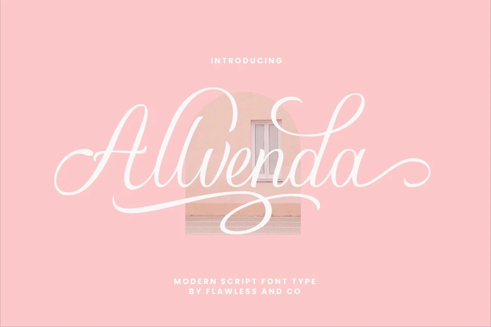 Alvenda - Modern Script Font