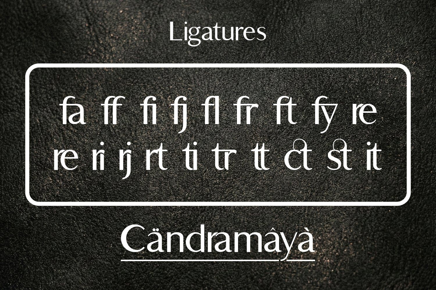 Candramaya Luxury Font