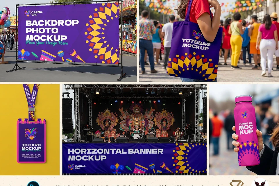 Premium Event Carnaval Mockup