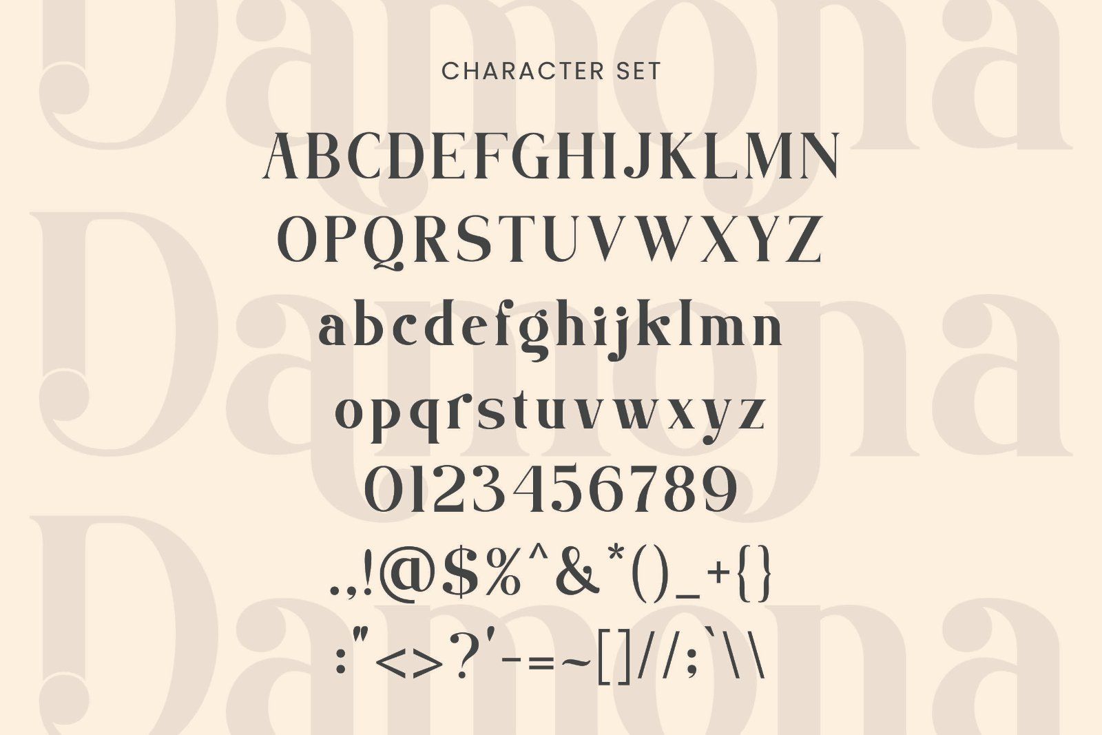 Damona - Modern Serif Font — image 8