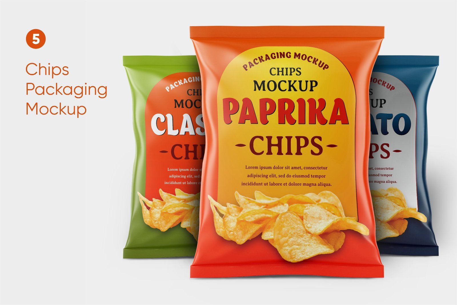 Chips Packaging Mockup Set