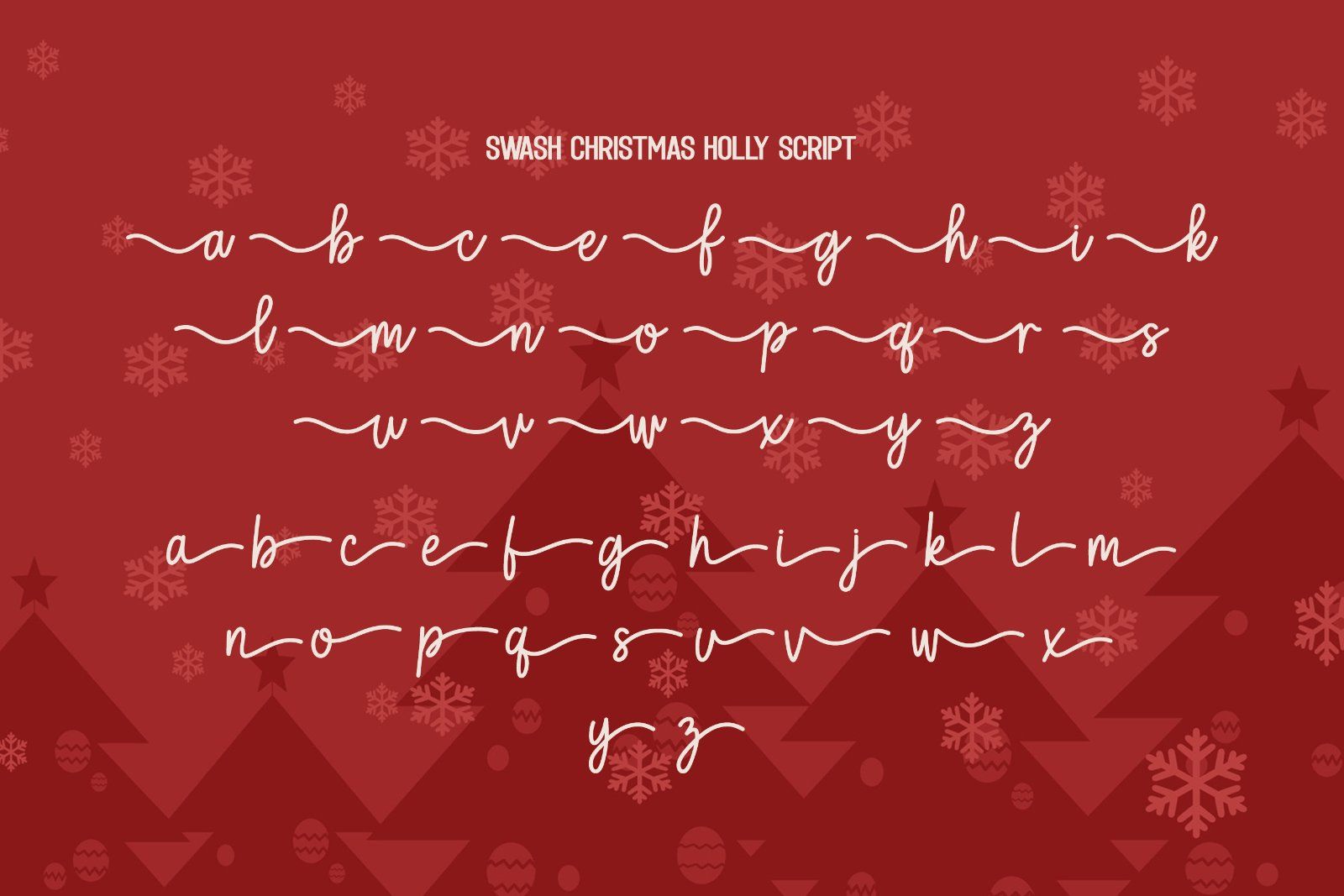 Christmas Holly - Christmas Duo Display Font — image 9