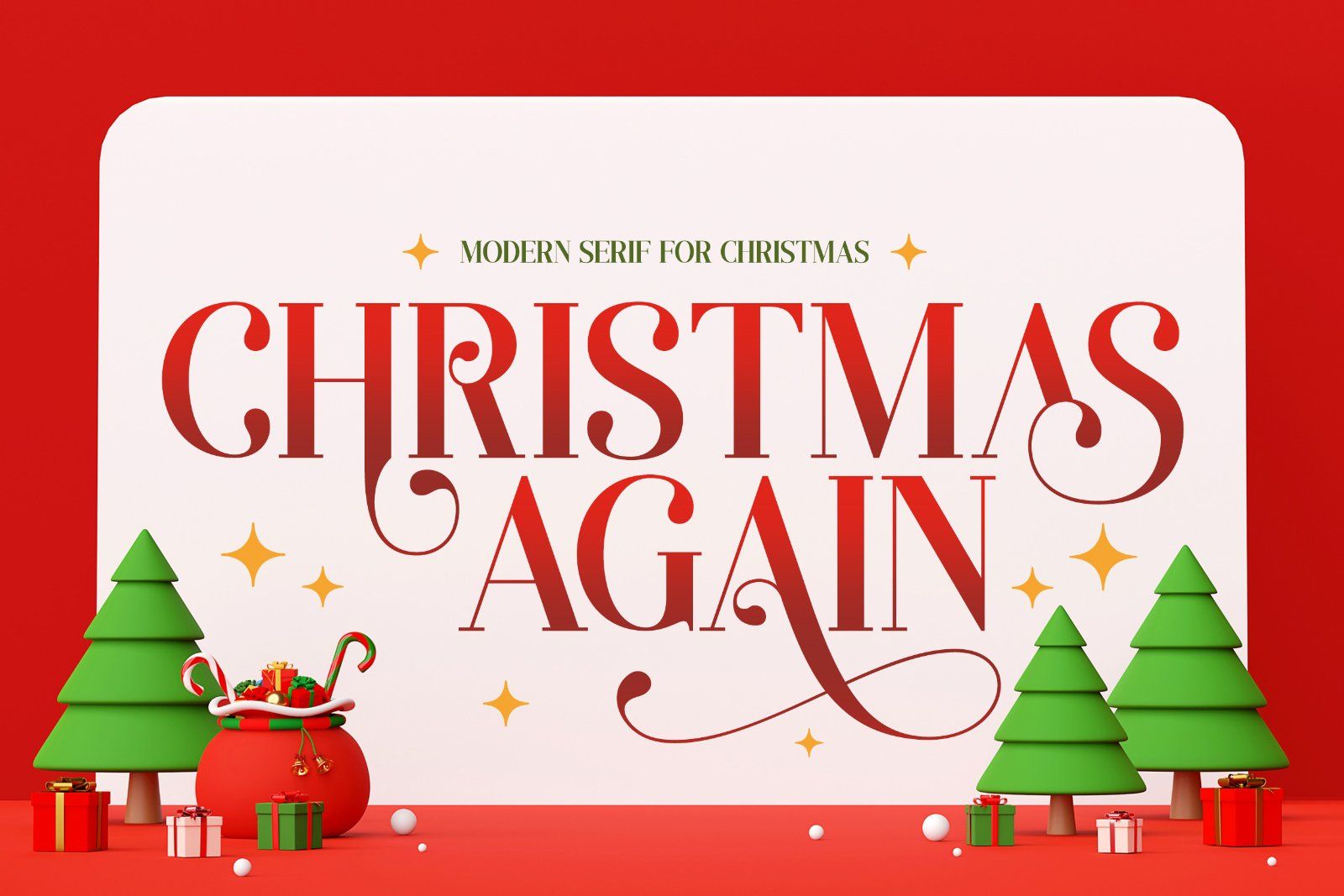 Christmas Again - Modern Serif Font — image 1