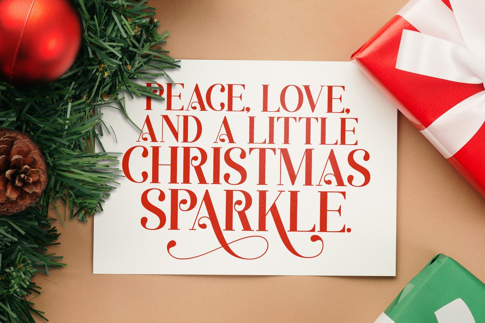 Christmas Again - Modern Serif Font — image 5