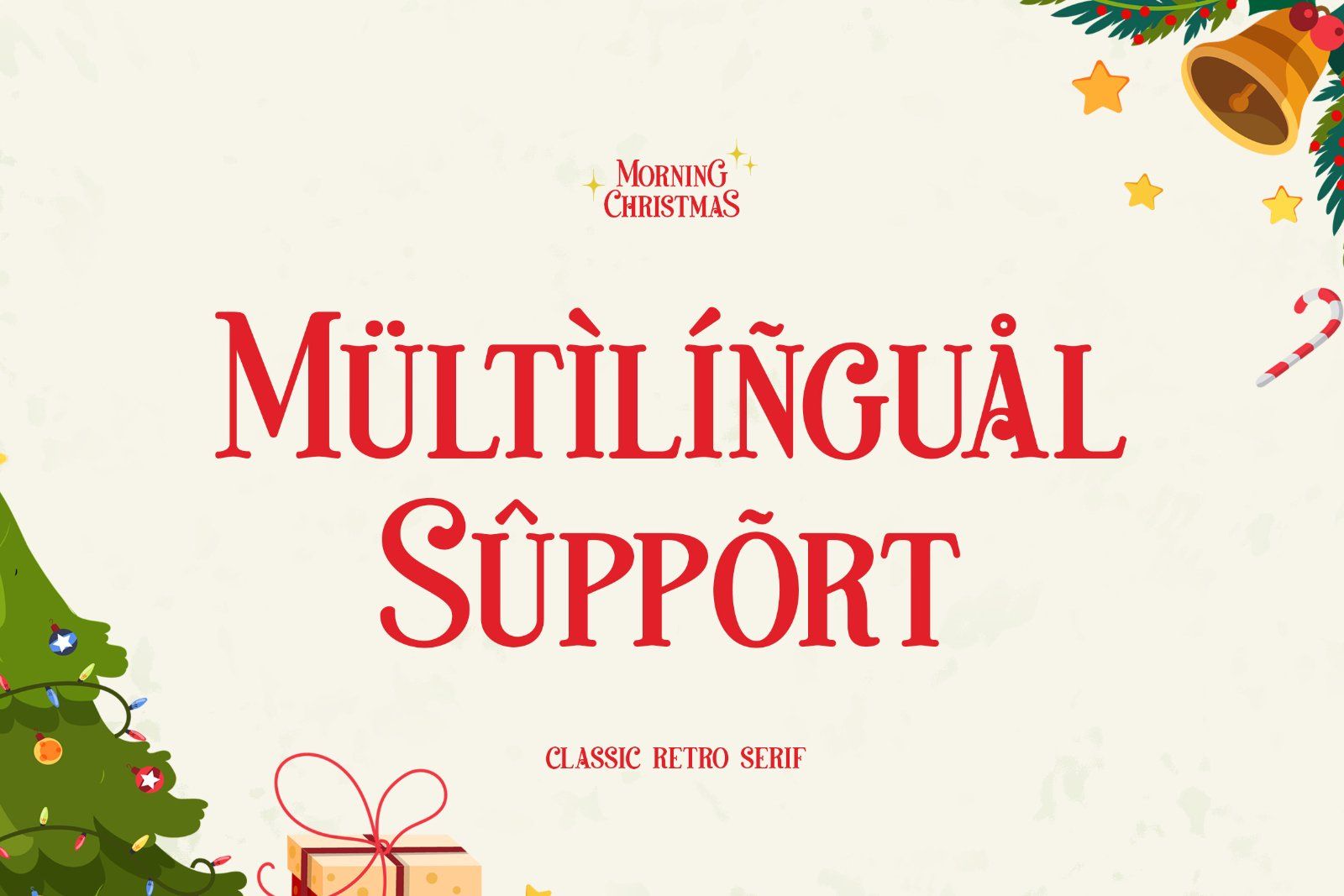 Morning Christmas | Classic Serif for Christmas