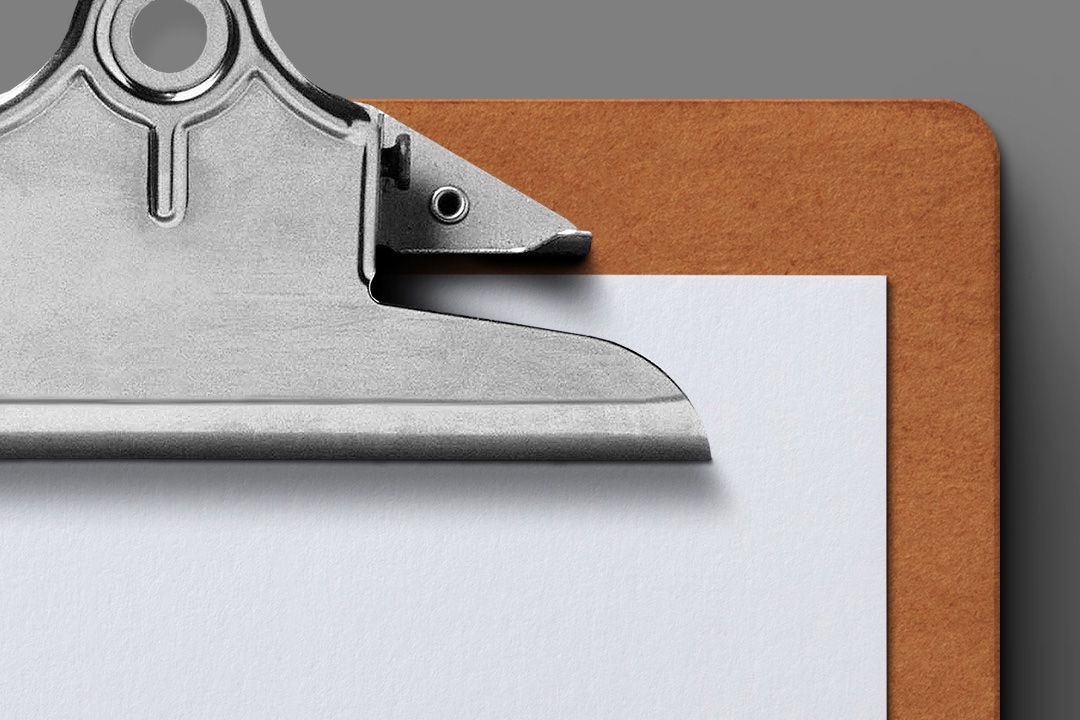 Clipboard Mockup Set - A4 Paper Layout (6 Objects)