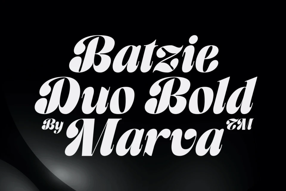 Batzie - Serif Display Font
