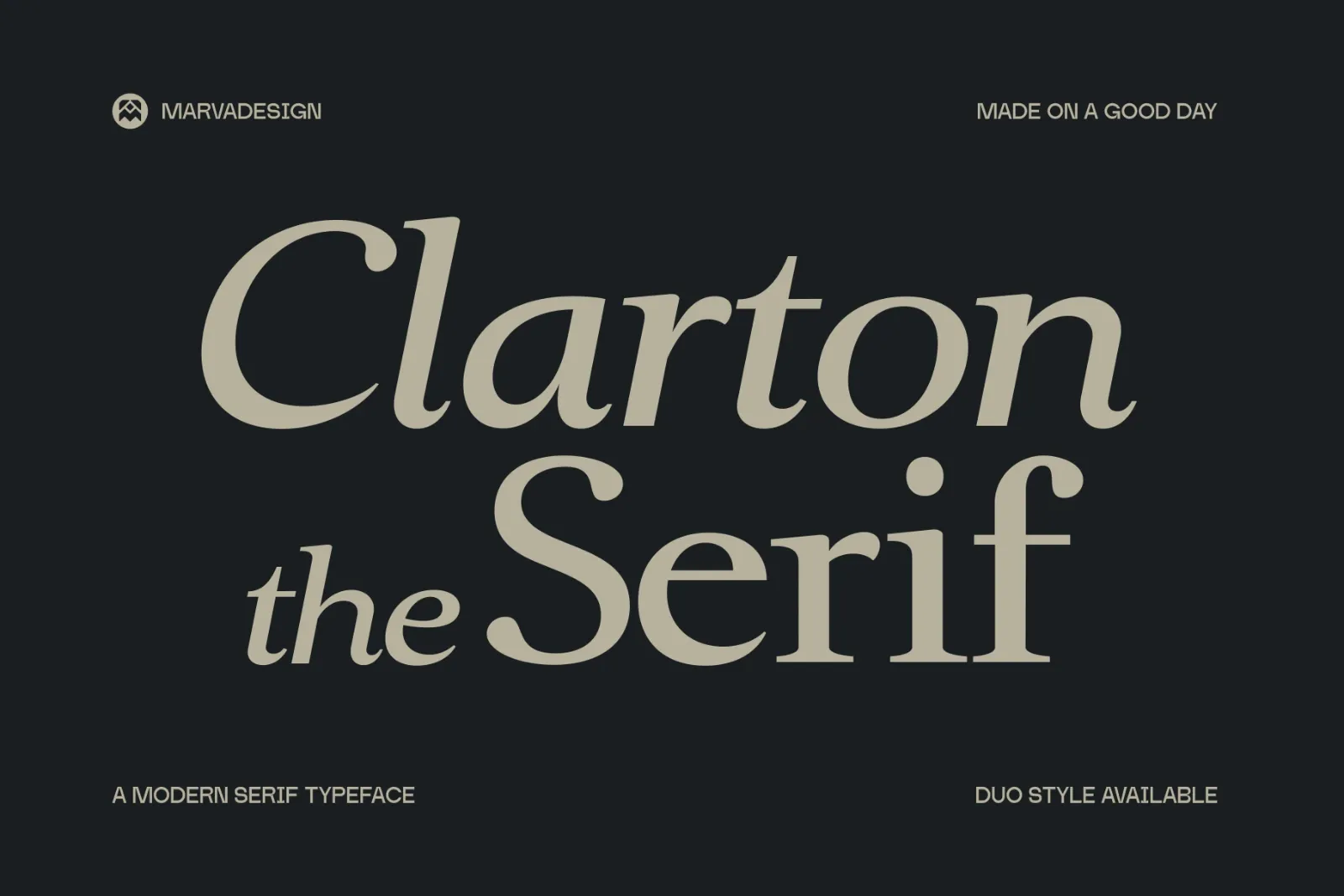 Clarton - Elegant Serif Font — image 1