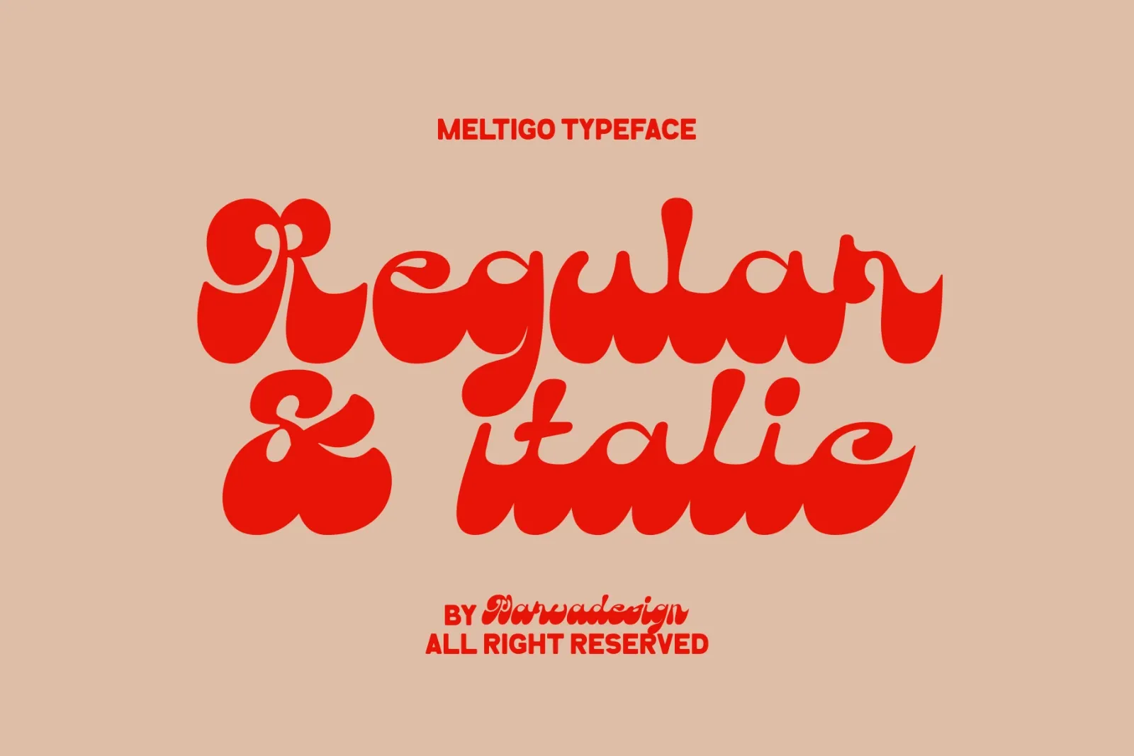 Meltigo - Classic Script Font — image 2