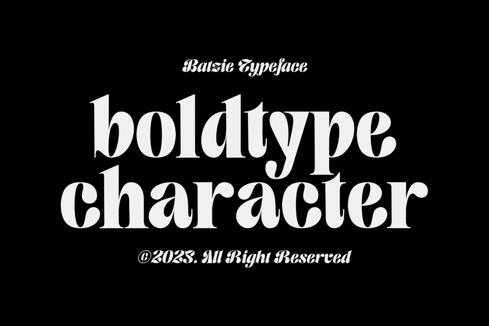 Batzie - Serif Display Font — image 2