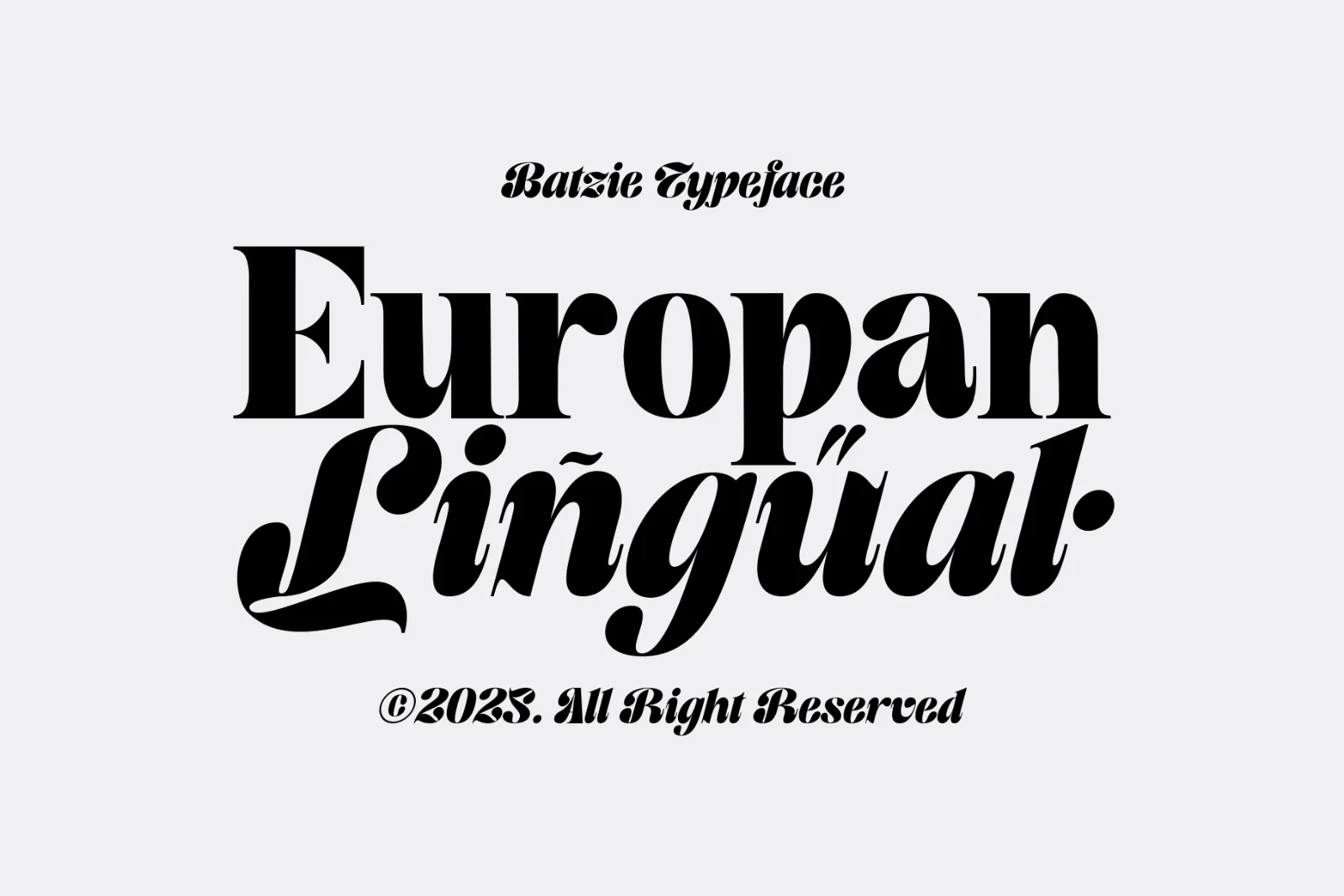 Batzie - Serif Display Font — image 3