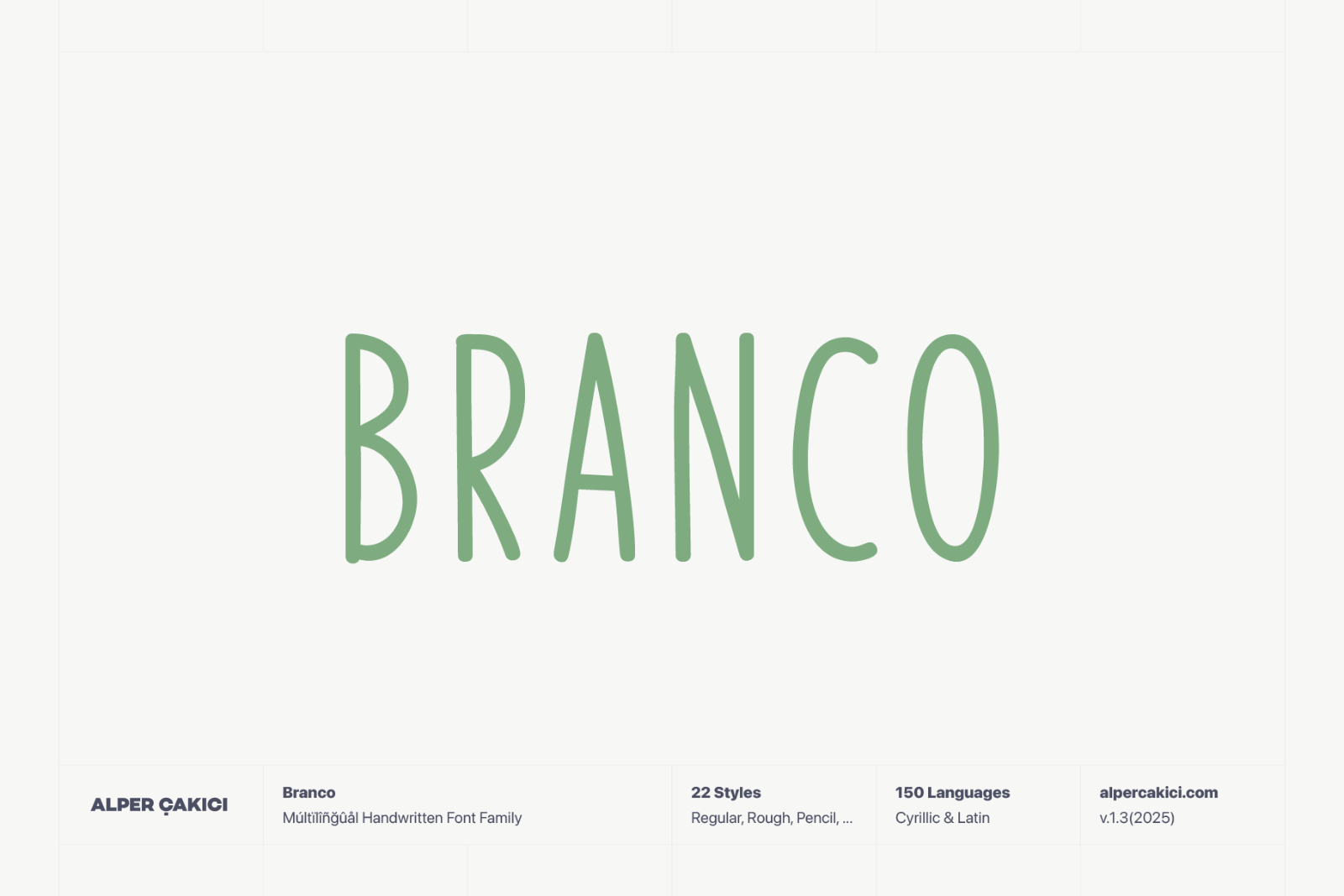 Branco - Múltïlîñgûål Handmade Family