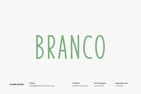 Branco - Múltïlîñgûål Handmade Family