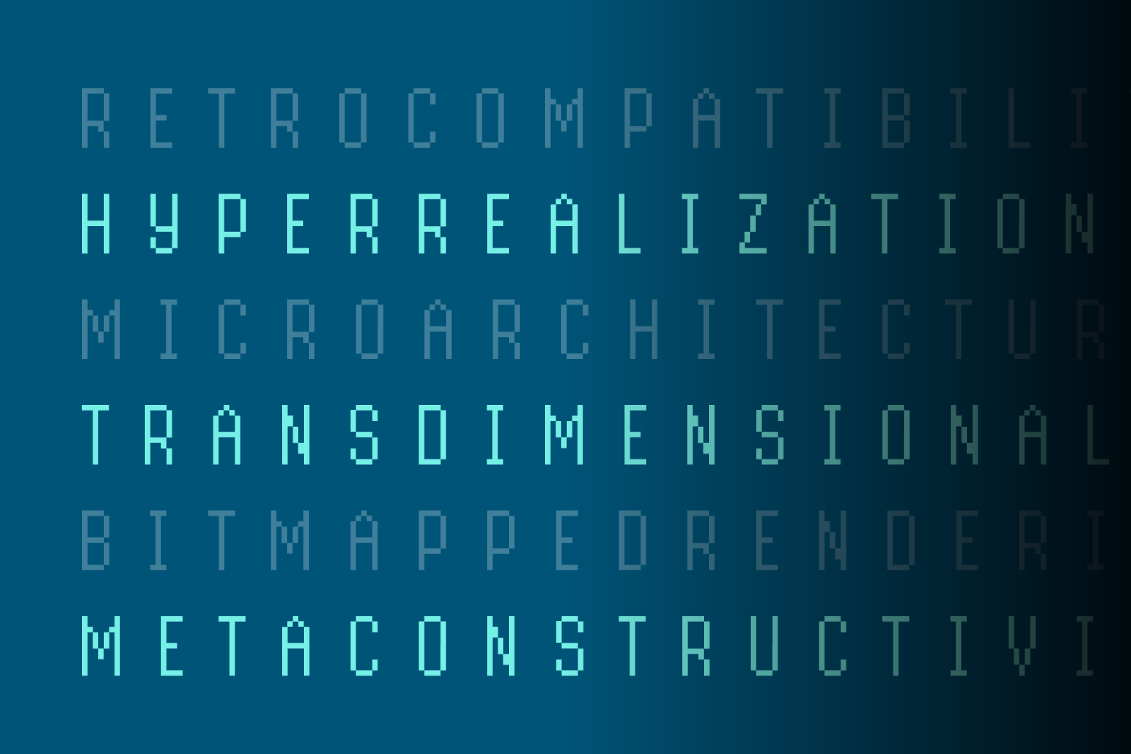 Byte Sans – Retro Pixel Font Family