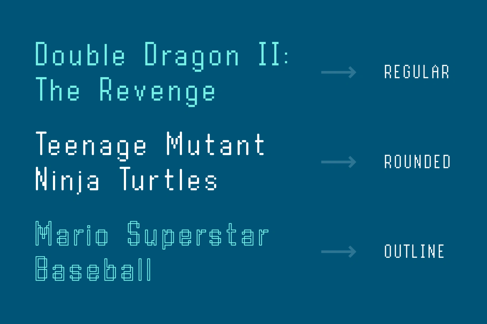 Byte Sans – Retro Pixel Font Family — image 3