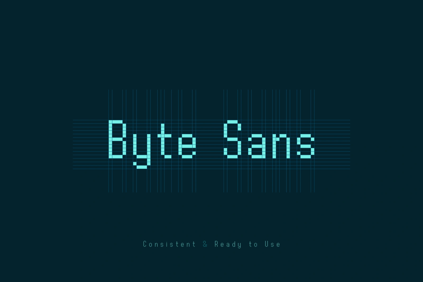 Byte Sans – Retro Pixel Font Family — image 12