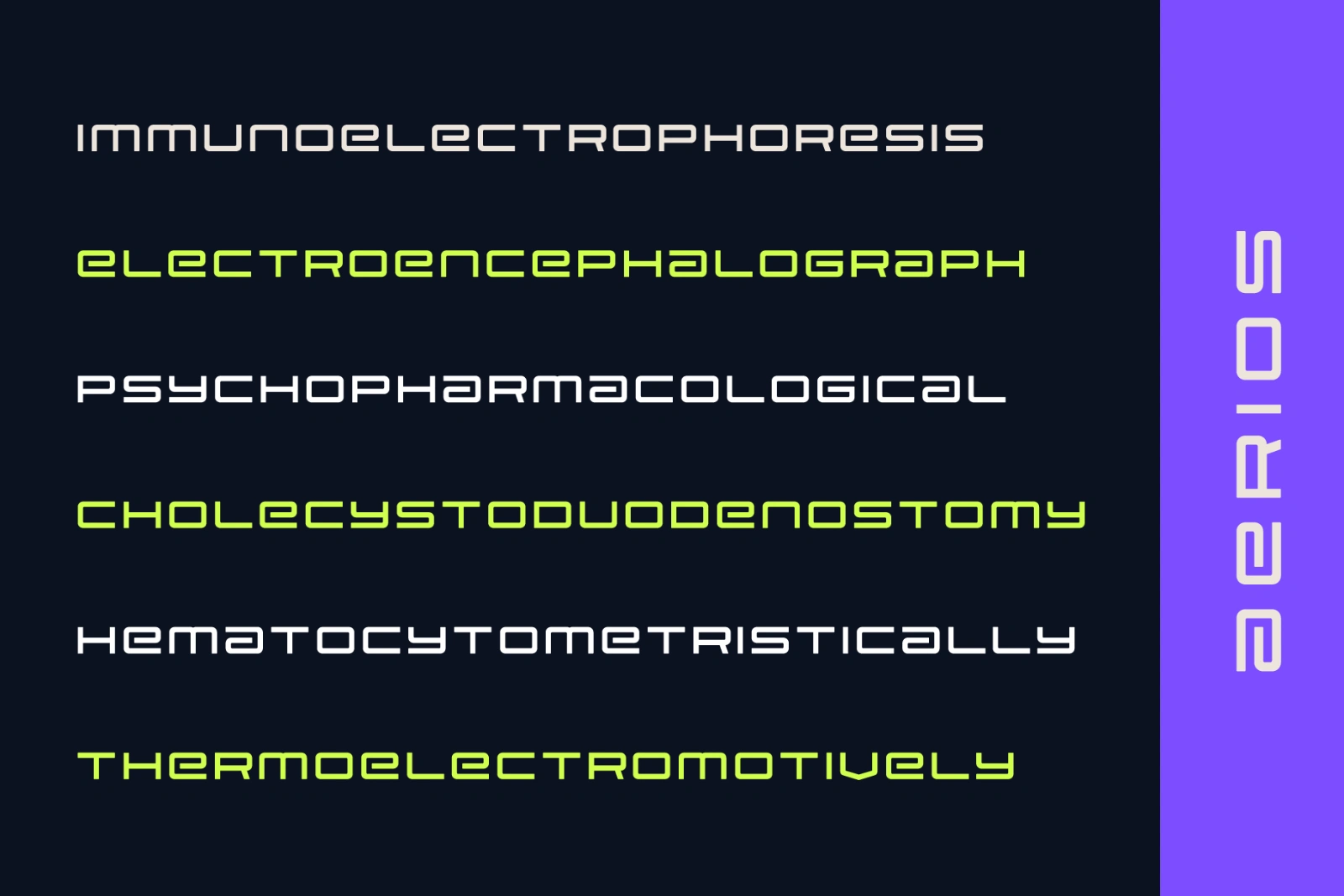 Aerios – A Futuristic Geometric Typeface — image 5
