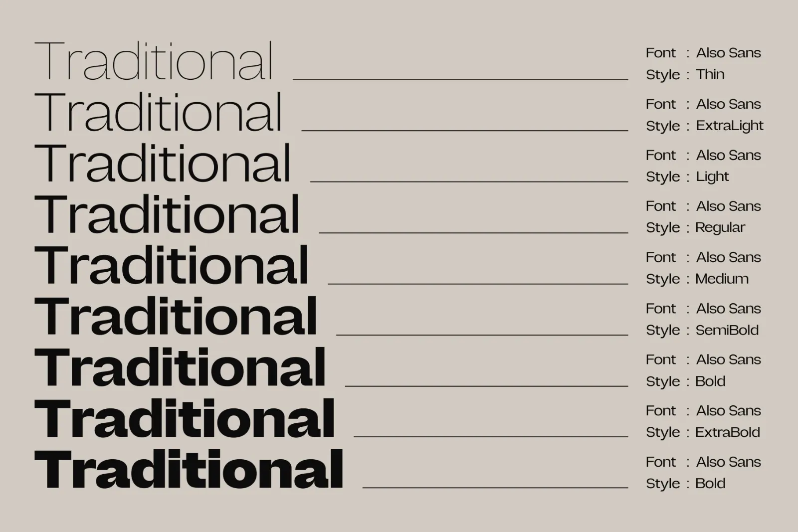 Also Sans - Family Sans Serif — image 6