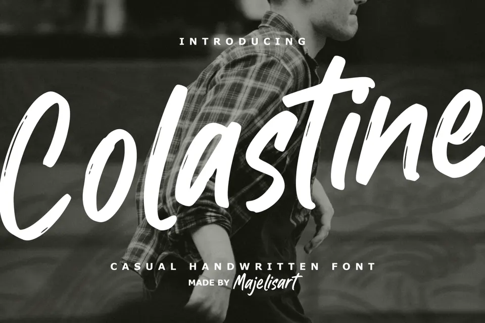 Colastine - Handwritten font
