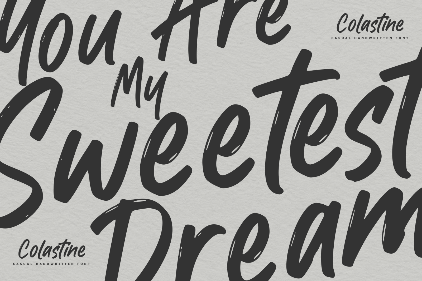 Colastine - Handwritten font — image 2