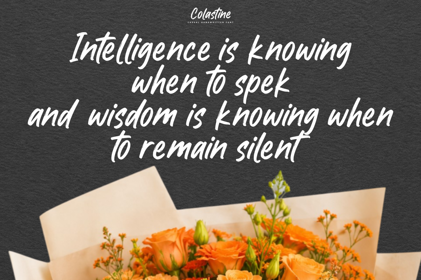 Colastine - Handwritten font — image 5