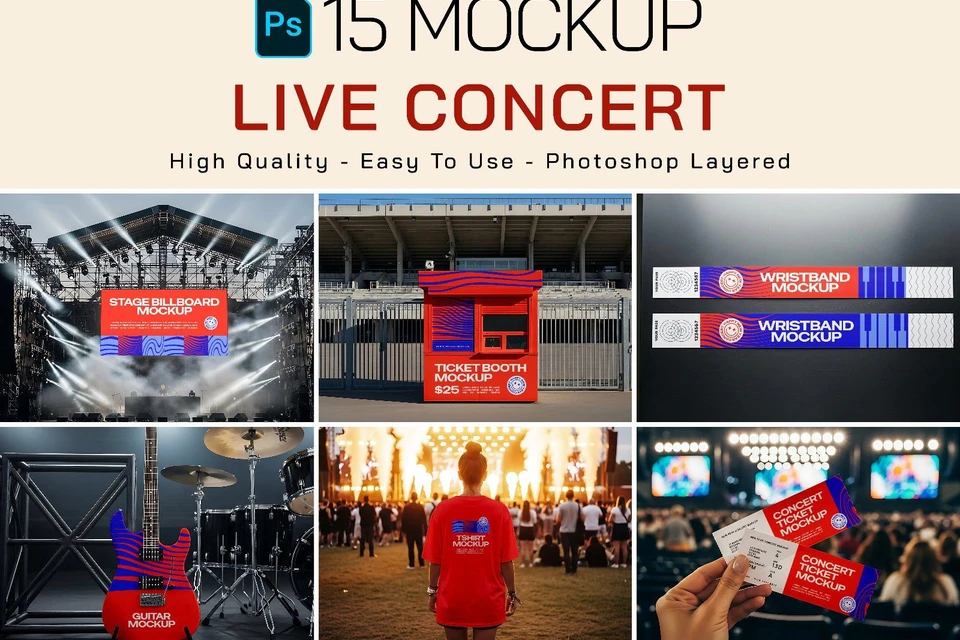 Premium Branding Live Concert Mockup