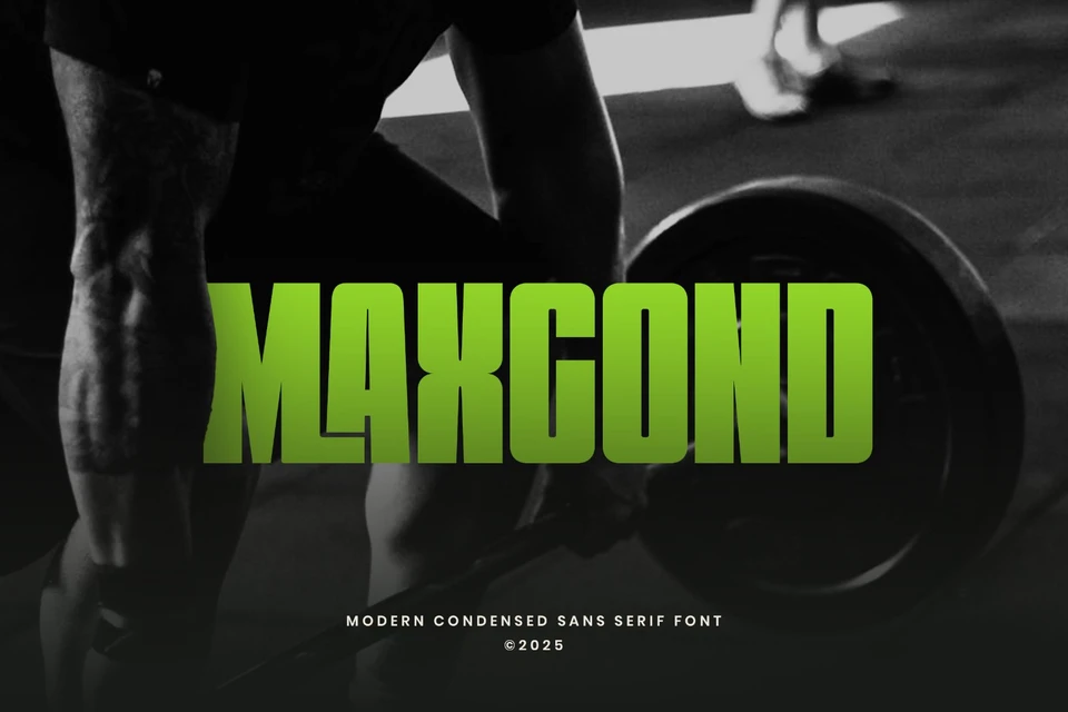 Maxcond - Condensed Sans Font