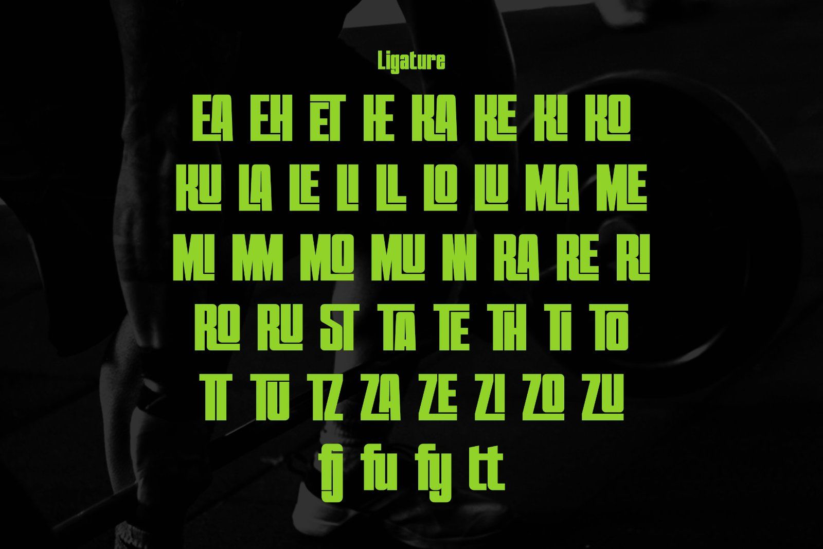 Maxcond - Condensed Sans Font — image 9