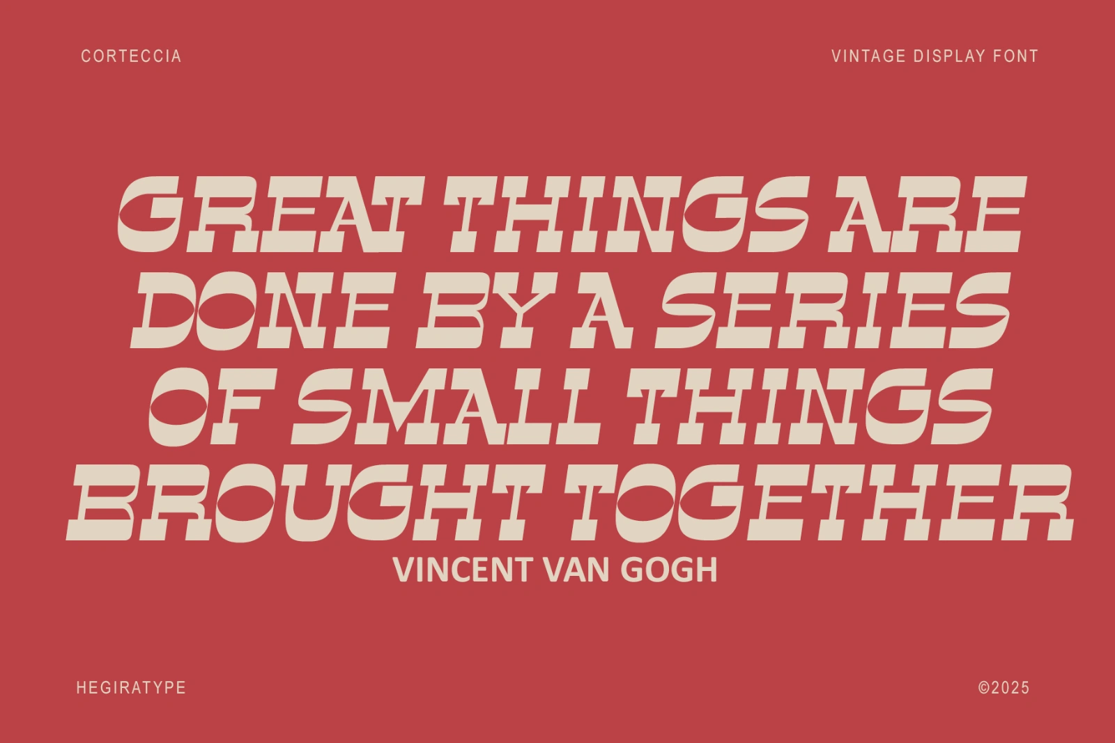 Corteccia: Vintage Display Font — image 2