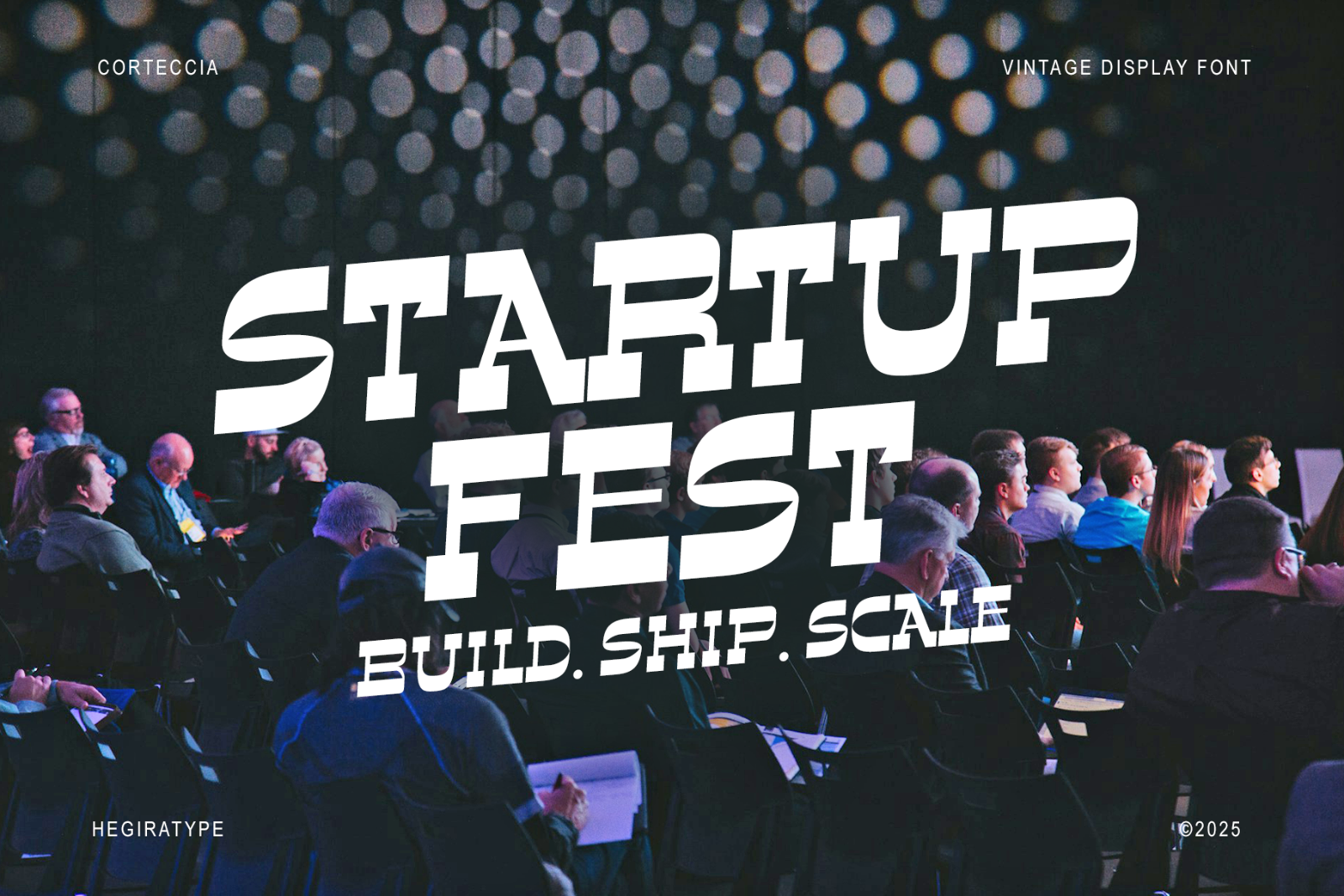 Corteccia: Vintage Display Font