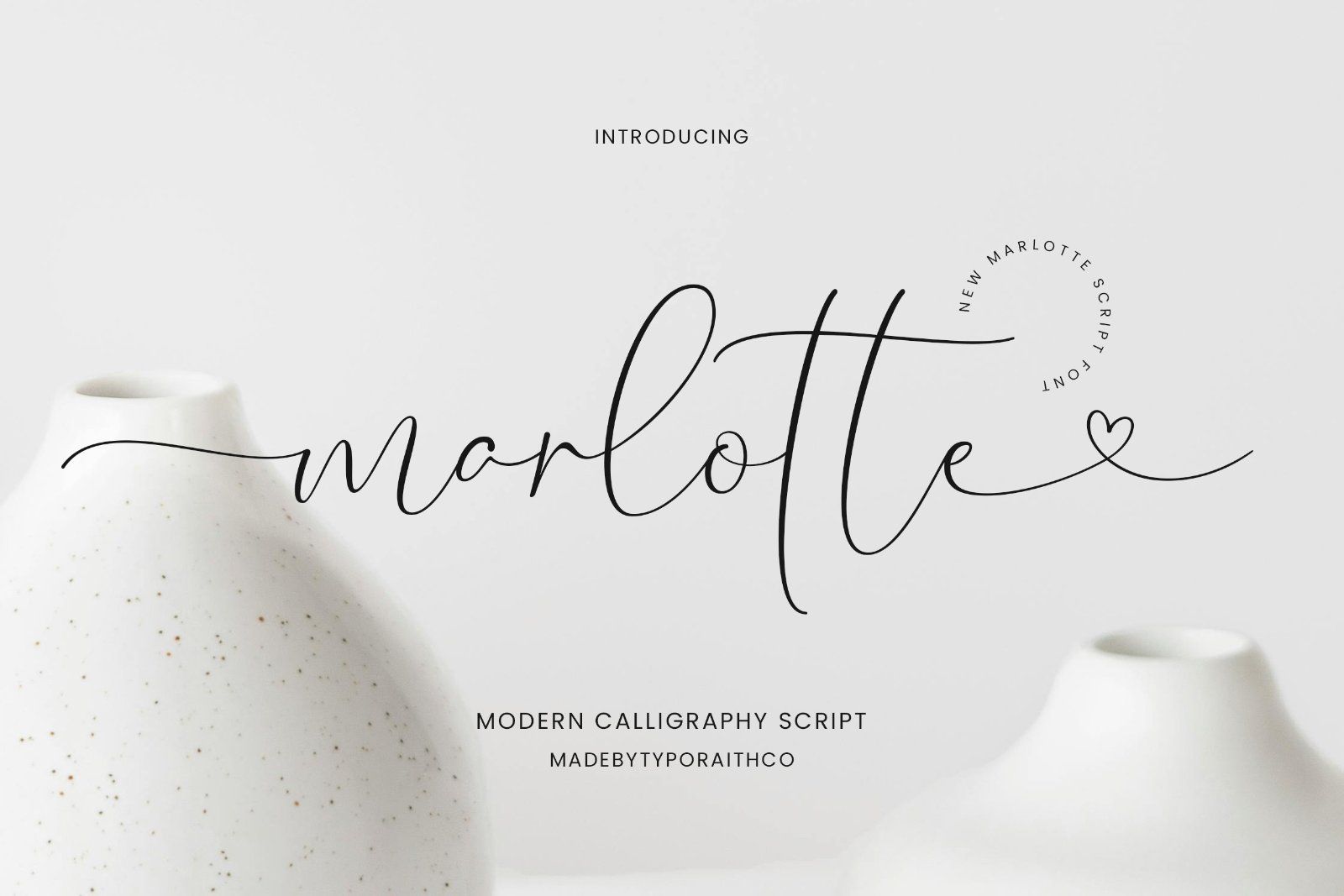 Marlotte | Modern Calligraphy Script