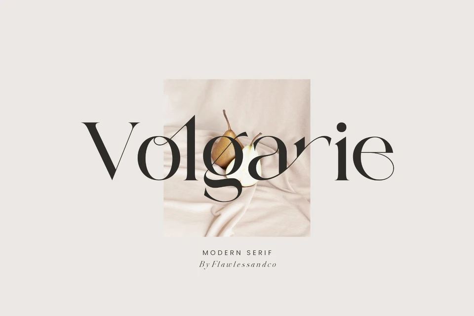 Volgarie - Modern Stylish Serif Font