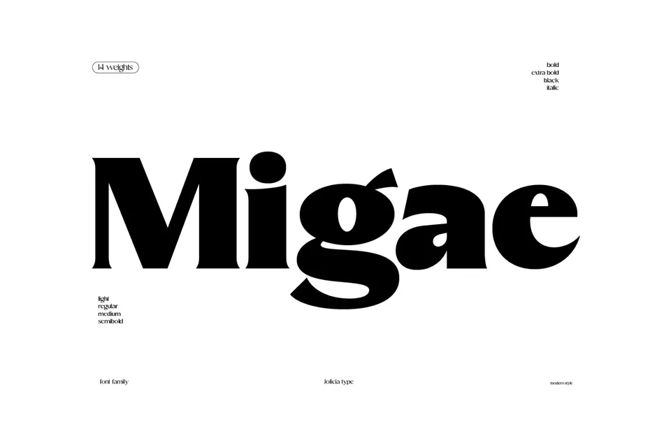Migae | Display Font
