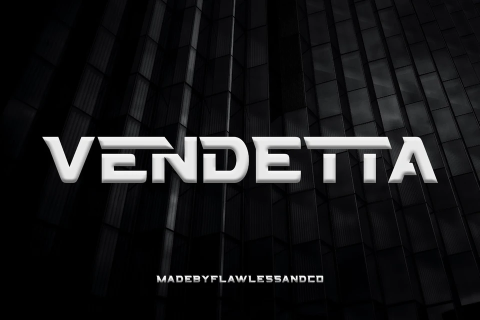 Vendetta - Sport Display Font