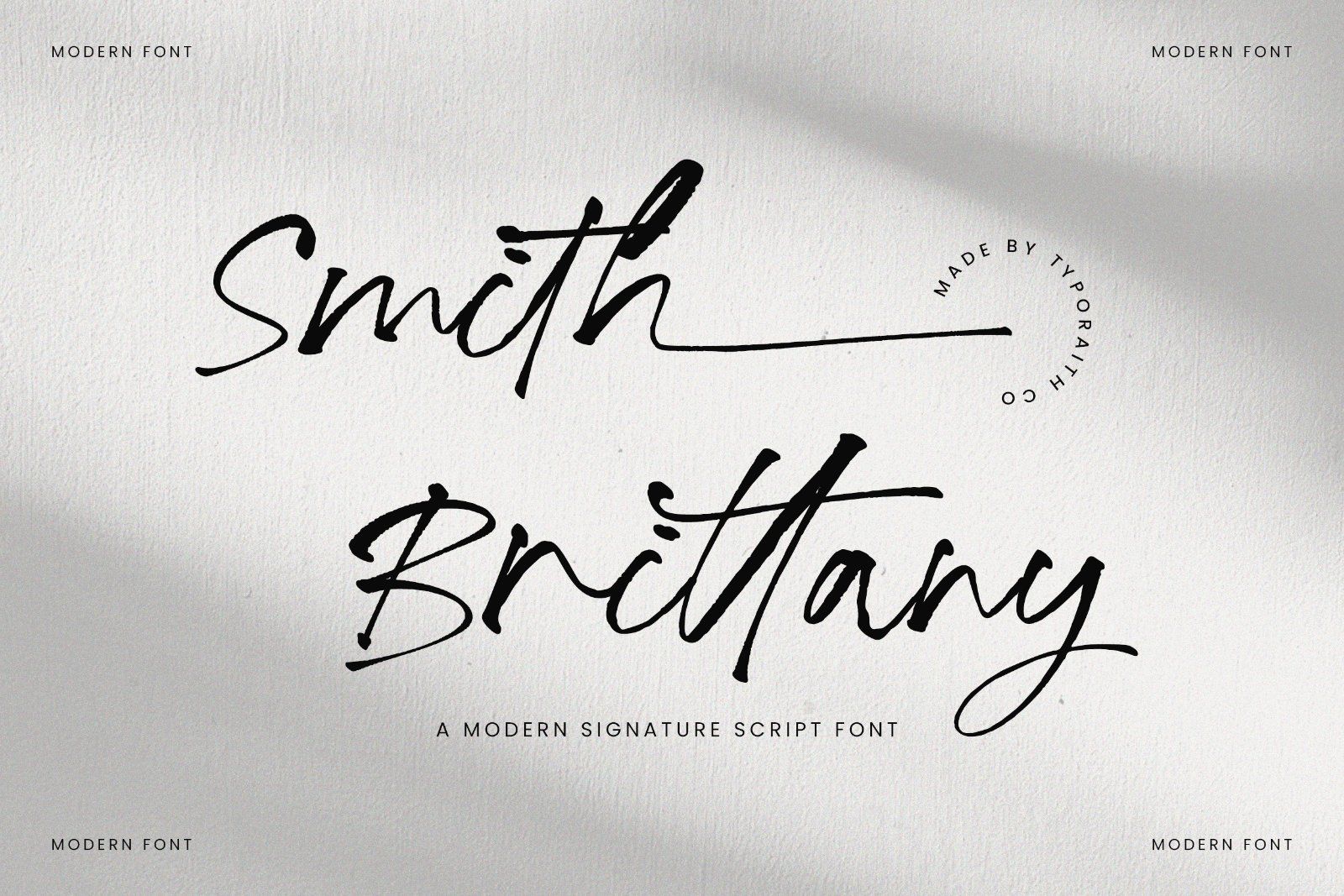 Smith Brittany Signature Script Font — image 1
