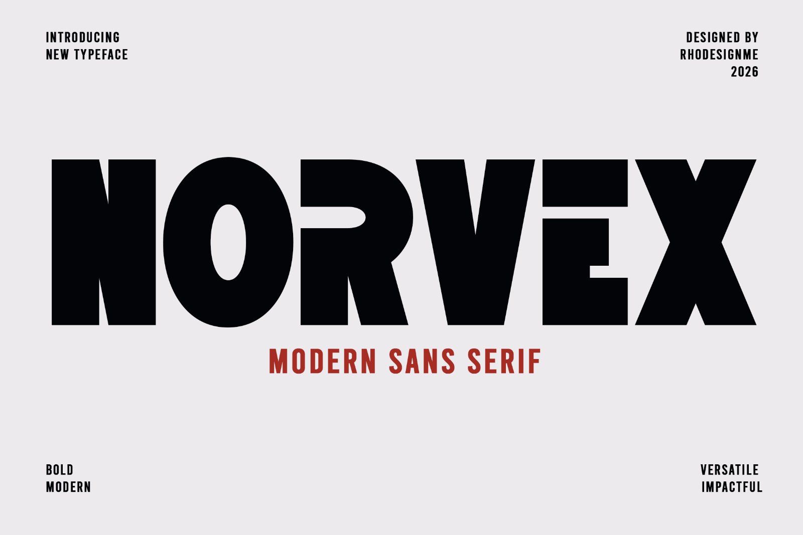 Norvex – Modern Sans Serif Font — image 1